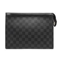 [Pre-Owned] Louis Vuitton Pochette Voyage MM 'Black Damier Graphite Canvas' - Good #HOPCQS ONE SIZE
