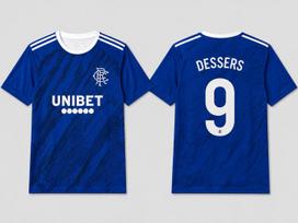 Bound By Blue 26/27 New Football Jersey for The Rangers Fans Adults Kids T-Shirt Family Summer Breathable Casual Sportswear Top 6XL blue