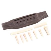 Acoustic Guitar Saddle Tuning Peg Set Martin Guitar Saddle Tuning Pegs Wooden Saddle Saddle End 1SET Guitar Saddle  gray