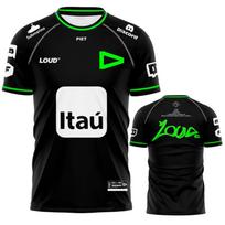 Garsūs Valorant komandos vyriški vasariniai 3D spausdinti Brazilijos e-sporto marškinėliai su apvalia apykakle, trumpomis rankovėmis, sportiniai marškinėliai 5XL black
