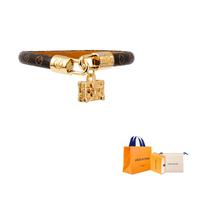 LOUIS VUITTON Petite Malle Charm Bracelet M8011F 19-Original Box And Original Bag ruda