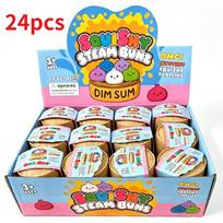 Hot Glitter Dumpling Squishy Maltose Series With Box Dumplings Sensory Squeeze Toy For Stress Relief Random Color