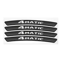 4 vnt. aliumininiai automobilio emblemos, ratlankių dangtelio lipdukai Mercedes Benz AMG W212 W204 W211W168 W213 W210 W124 GLA GLC 4Pcs