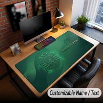 Large Mouse Pad Sporting CP Print Custom Name Text Desk Mat for Office Gaming 40cmx90cm