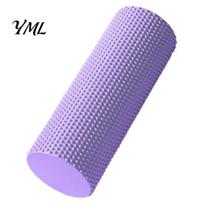 Deep Tissue Massage Roller EVA Foam for Yoga Pilates, Textured Muscle Roller, Pilates Equipment Back Pain Physical Therapy Massager, Home Fitness High 45cm