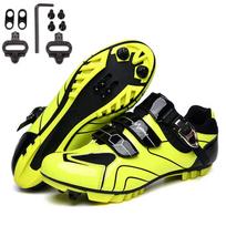 MTB dviračių batai Vyriški MTB Cleat kalnų dviračių batai Speed ​​Sneaker Racing Moteriški dviračių triatlono lauko avalynė 45