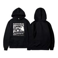 Radiohead Arctic Monkeys Hooded sweater Fashion Hoodie Tees Tops Rock Boy Camastas Hombre Hombre S black