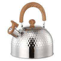 Stovyklavimo virdulys Nerūdijančio plieno virdulys Švilpiantis kavos puodas 4000ML gray