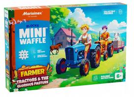 Marioinex Mini Vaflių Rinkinys "farmer" - Traktoriai ir Ūkis, 110 Detalių