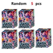 1-18pcs Kpop Demon Hunters blind box Figure Toy Derpys Tiger Rumi Mira Zoey Sussy Figurine Doll For Fans Christmas birthday Gift black