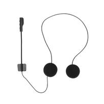 5V 0.5W Helmet Headphones Head Mounted Remote Wake Up Handsfree Helmet Speakers Long Battery Life for Motorcycle Helmet black