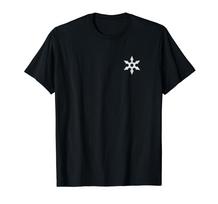 Throwing Shuriken Star Ninja T-Shirt juoda