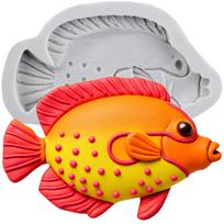 Starfish Fish Silicone Molds Clown Fish Fondant Mold Cake Decorating Tools Cupcake Topper Chocolate Candy Craft Gum Paste Polymer Clay pilka spalva