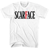 Scarface Logo White Adult T-Shirt Unisex T-Shirt S black