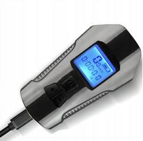 Dviračio LED žibintas su spidometru ir skambučiu, USB, 4 režimai