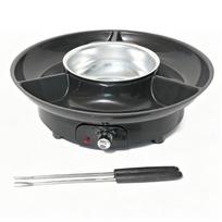 Automatinis šildomas šokolado fondiu puodų rinkinys su pastovia temperatūra US Plug black