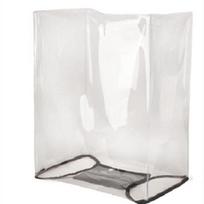 18-30 Inch Suitcase PVC Cover Protector, Transparent Luggage Cover Waterproof Wheeled Suitcase Dustproof Sleeve Travel Accessory white