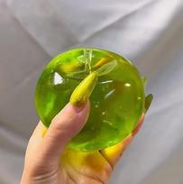 Blue/Green Needoh Squishy Toy Transparent Stress Ball Slow Rebound Squeeze Toy Healing Aesthetic Sensory Fidget Toy For Kids gray