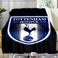 1PC Tottenham Hotspur F.C Design Printed Soft Flannel Blanket Throw for Adult Bedroom Living Room Sofa Camping Travel Fan gifts Christmas Gifts 100x150cm