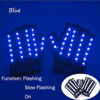 LED Bluetooth Goggles Halloween Christmas Disco Bar Neon Accessories Futuristic Luminous Glasses Bluetooth Diy LED Glasses blue