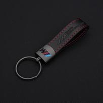 Aukštos kokybės odinis raktų pakabukas su automobilio logotipu Raktų žiedas Automobilio lipdukas BMW M Power Performance M3 M5 X1 X3 X5 X6 E46 E39 E36 E60 E90 pdzr82 black