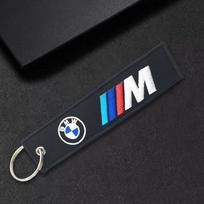 BMW raktų pakabukas austas etiketė nailoninė raktų etiketė juoda skirta m S 1000 RR R1250 motociklų lenktynių raktų pakabuko aksesuarai madinga dovana Motorrad vdkc30 black