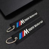 BMW raktų pakabukas austas etiketė nailoninė raktų etiketė juoda skirta m S 1000 RR R1250 motociklų lenktynių raktų pakabuko aksesuarai madinga dovana Motorrad vdkc30 black