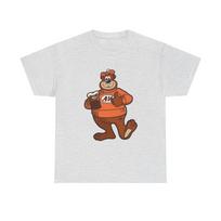 A And W Root beer Vintage Logo Bear Soda Graphic T Shirt Unisex Heavy Cotton Tee L brown