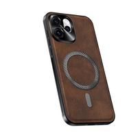 For OPPO Find X9 Pro Case Luxury PU Leather Magnetic Magsafe Protective Back Cover For OPPO Find X9 Shockproof Phone Shell OPPO Find X9 black