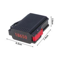 Shockproof Waterproof 18650 Battery Storage Case With Secure Lock Latch And Rugged Build Perfect For Outdoor Camping Hiking A1 black
