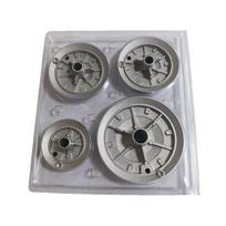 Sabaf Edge 2334 Viryklės komplektas su degikliu ir orkaite 2334 concave 8-piece set gray