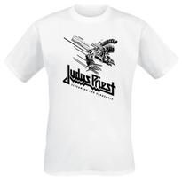 Screaming for Vengeance Judas Priest Pattern Printing Summer Luxury Brand Cotton Men's and Wome S black