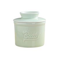Large Capacity Ceramic Butter Crock Sealed Butter Keeper Multi-functional Cheese Cup  Bread žalia