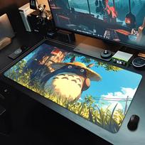 Mouse Pad Office Carpet Mouse Mats Gamer Rug Desk Non-Slip Accessories Computer Table Pads HD PC carpet T-Totoro Mousepad lovely 30cmx80cm(11.8x31.5inch)