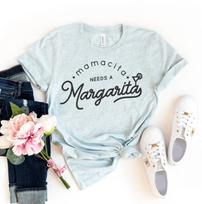 Mamacita Needs A Margarita T-shirt, Fiesta Shirt, Margarita Gift, Funny Mom Shirt, First Mother's Day Tee, Cinco De Mayo Top, Mom Gifts 150 white