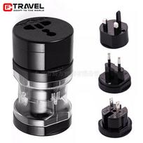 Universal Travel Plug Adapter for Europe, US, UK, Australia black