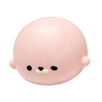 Kawaii mielas ruonis minkštas žaislas stresui malšinti minkštas lėtai kylantis gyvūnas suspaudžiamas Fidget žaislas stalo dekoras dovana suaugusiems rožinė