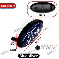 Automobilio logotipas priekinis variklio dangtis galinės bagažinės ženklelis 14,5 cm ABS emblema Ford GFDJHYJ8 Mondeo Focus Fusion MK2 MK4 F150 F250 priedams
