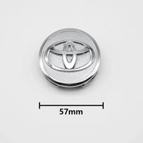 4 ratlankio centrinės skylės dangteliai  automobilio ratui  57mm+62mm su EWIUHD6 emblema Toyota C-HR, Prado, RAV4, Yaris, Hilux, Prius, Avensis,