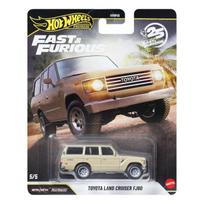 Hot Wheels Fast & Furious Premium Toyota Land Cruiser FJ60 1/64 Scale Multicolor. gray