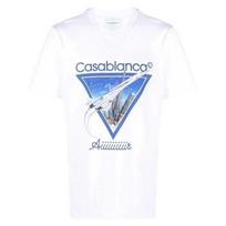 Casablanca Air Concorde dizaino baliniai marškinėliai Unisex marškinėliai S gray