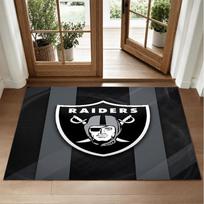 Las Vegas Raiders Design Crystal Velvet Rug Soft Decorative Mat for Bedroom Entrance 60cmx90cm