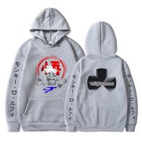 Dragon Ball Goku Fleece-Lined Hoodie - Anime Inspired Sweatshirt XXL pilka