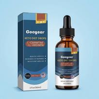 Keto lašai su L-karnitinu ir L-argininu – Skystas riebalų degintojas ir medžiagų apykaitos skatintojas – Apetito slopintojas ir svorio metimo palaikymo lašai (60ml / 2 Fl. Ozas) 1pack