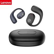 Lenovo New Sport Bone Conduction Earphones Bluetooth 5.3 Wireless Ear Hook Earbuds HiFi Stereo Touch Control Noise Cancel juoda