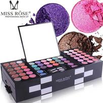 Miss Rose Professional Makeup 194 Matte Shimmer Palette Cosmetic Foundation Powder Blush Eyebrow Contouring Beauty Kit Box