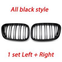 Front Hood Kidney Grille Bumper Black Shape Grill Fit For BMW E53 X5 Pre-LCI 1999-2003 Car Accessories Replacement Part All Black black