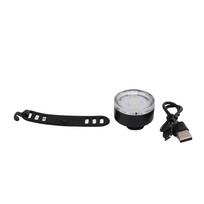 Dviračio įspėjamasis galinis žibintas Vandeniui atsparus USB įkraunamas Itin ryškus apvalus galinis žibintas plento dviračiams Baltas balta