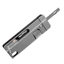 Titanium Alloy Mini Adjustable Spanner Wrench, Multitools Portable Repair Tool For Outdoor Use,Multifunctional Tool sidabras