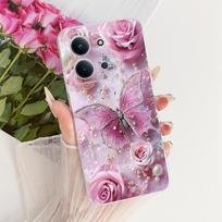 Dėklas Xiaomi Redmi 15C 5G 2025 m. Madingas gėlių lankelis Minkštas silikonas Skaidrus galinis dangtelis Xiaomi Poco C85 5G Redmi15C 173MM Bamperis Redmi 15C Europe